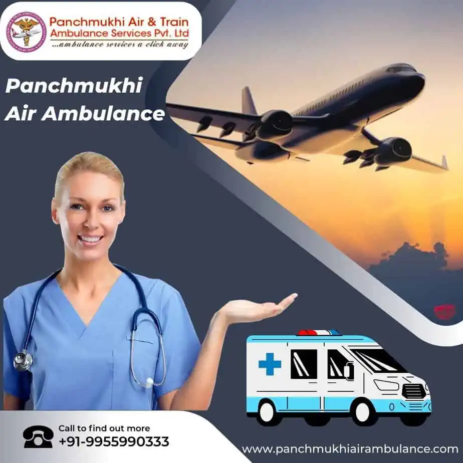 Get Advanced ICU Setup with Panchmukhi Air Ambulance Service in Dibrugarh