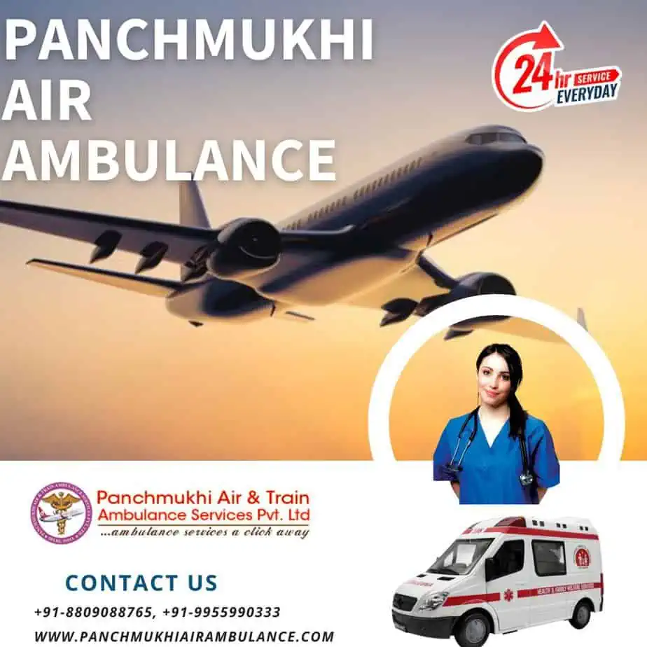 Hire Panchmukhi Air Ambulance Service in Bhubaneswar with all Medical Facilities
